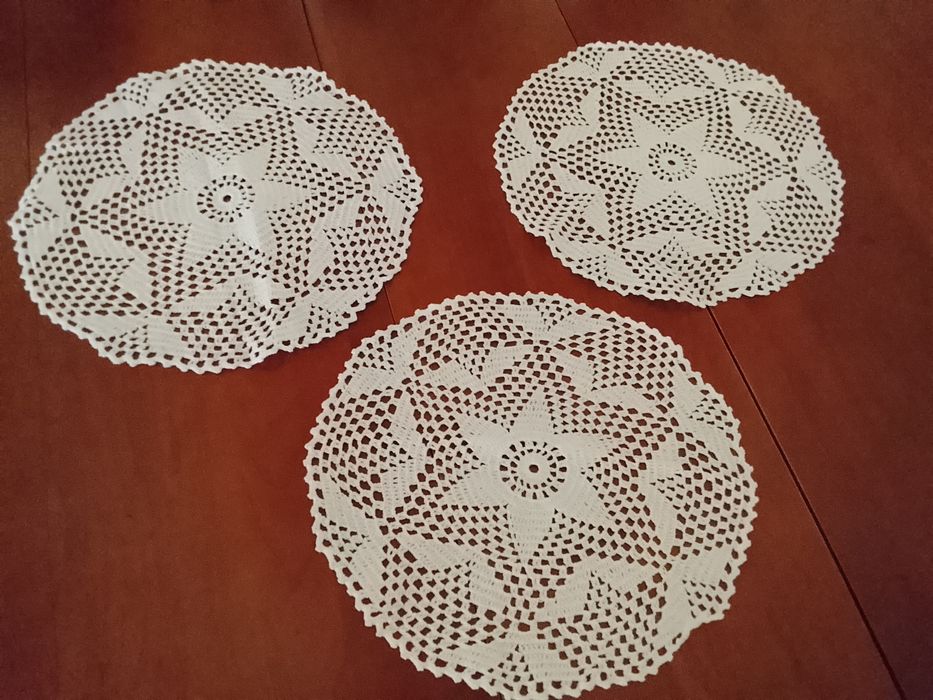 Conjunto de três naperons