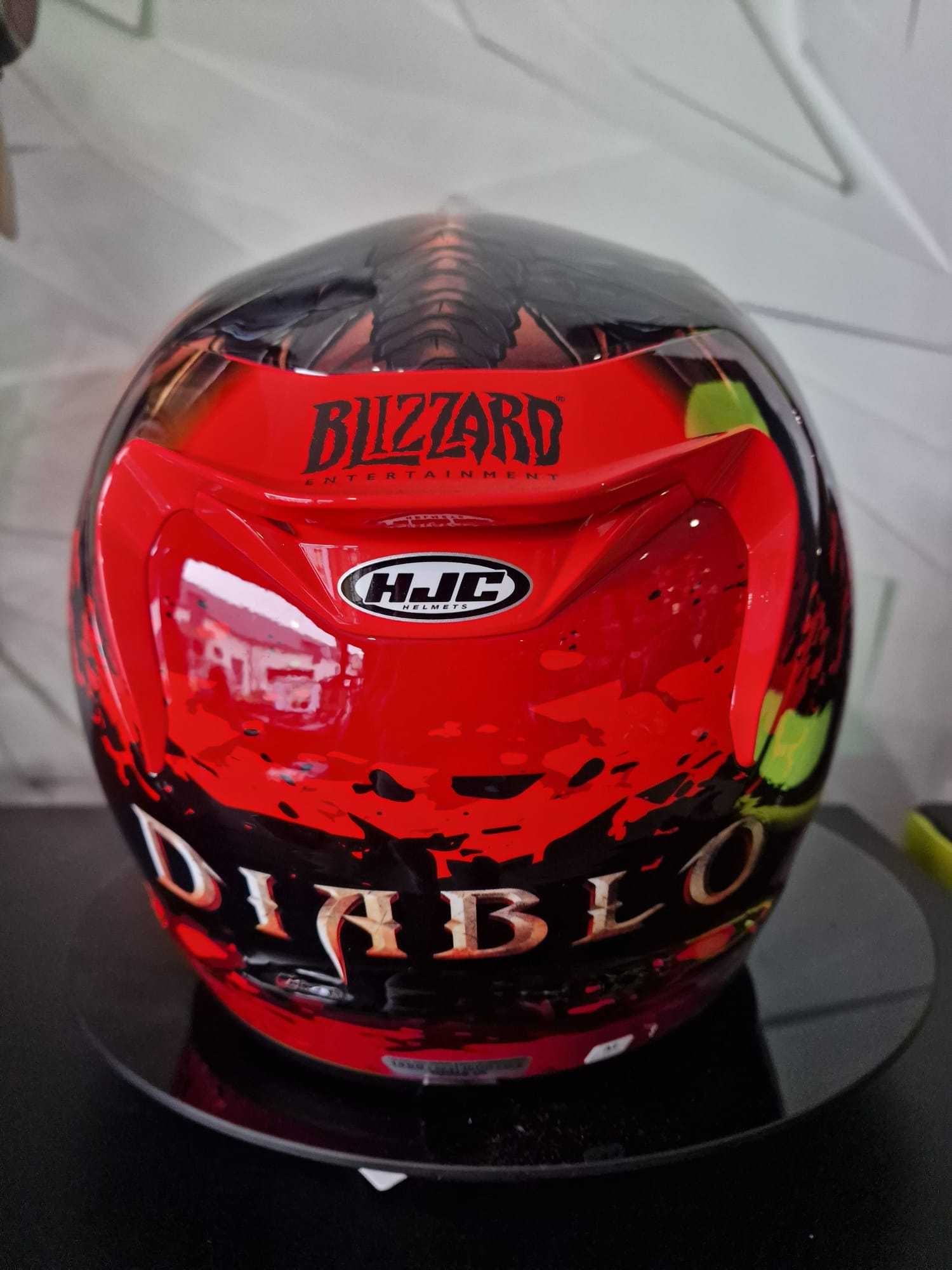 Kask motocyklowy HJC RPHA 12 Diablo Blizzard RED S'M'L