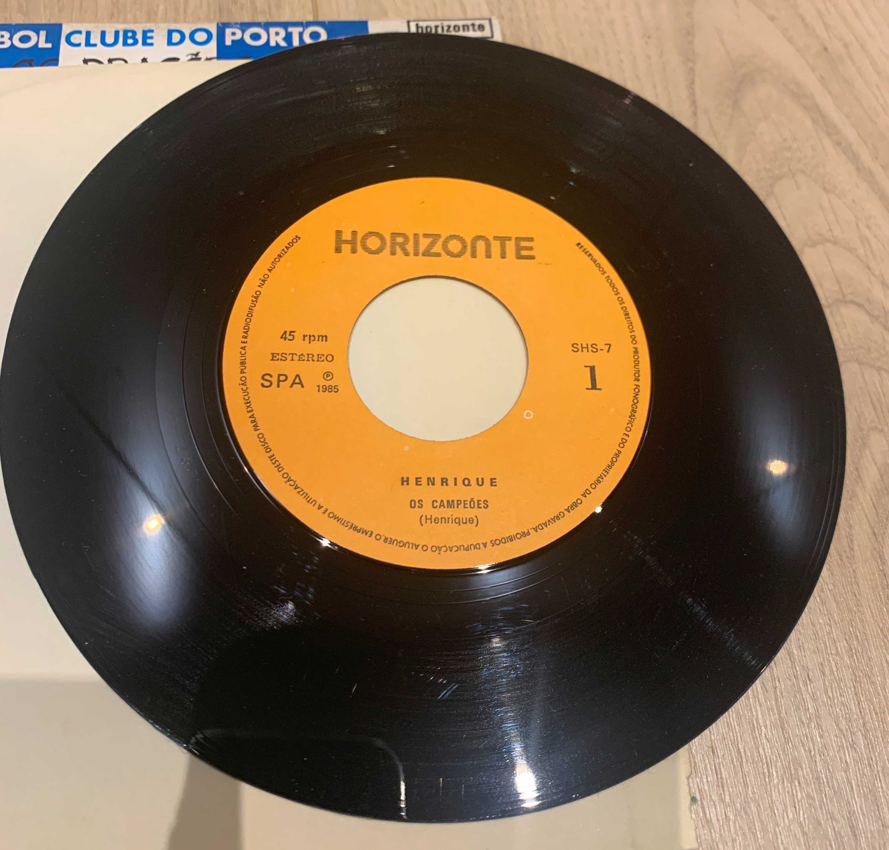 2 discos vinil single 45 rpm FC Porto Rosita Campeões