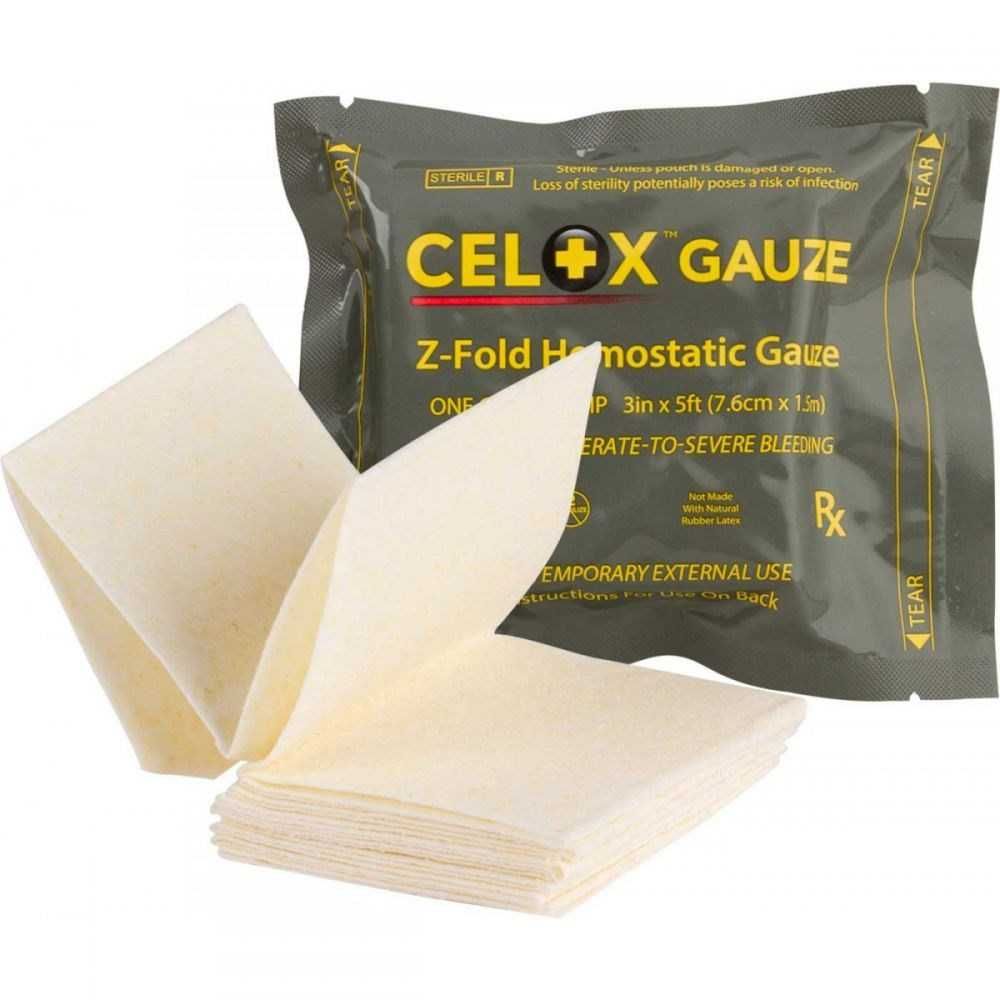 Celox Z-Fold Hemostatic Gauze 7,6см*1,5м Гемостатический бинт