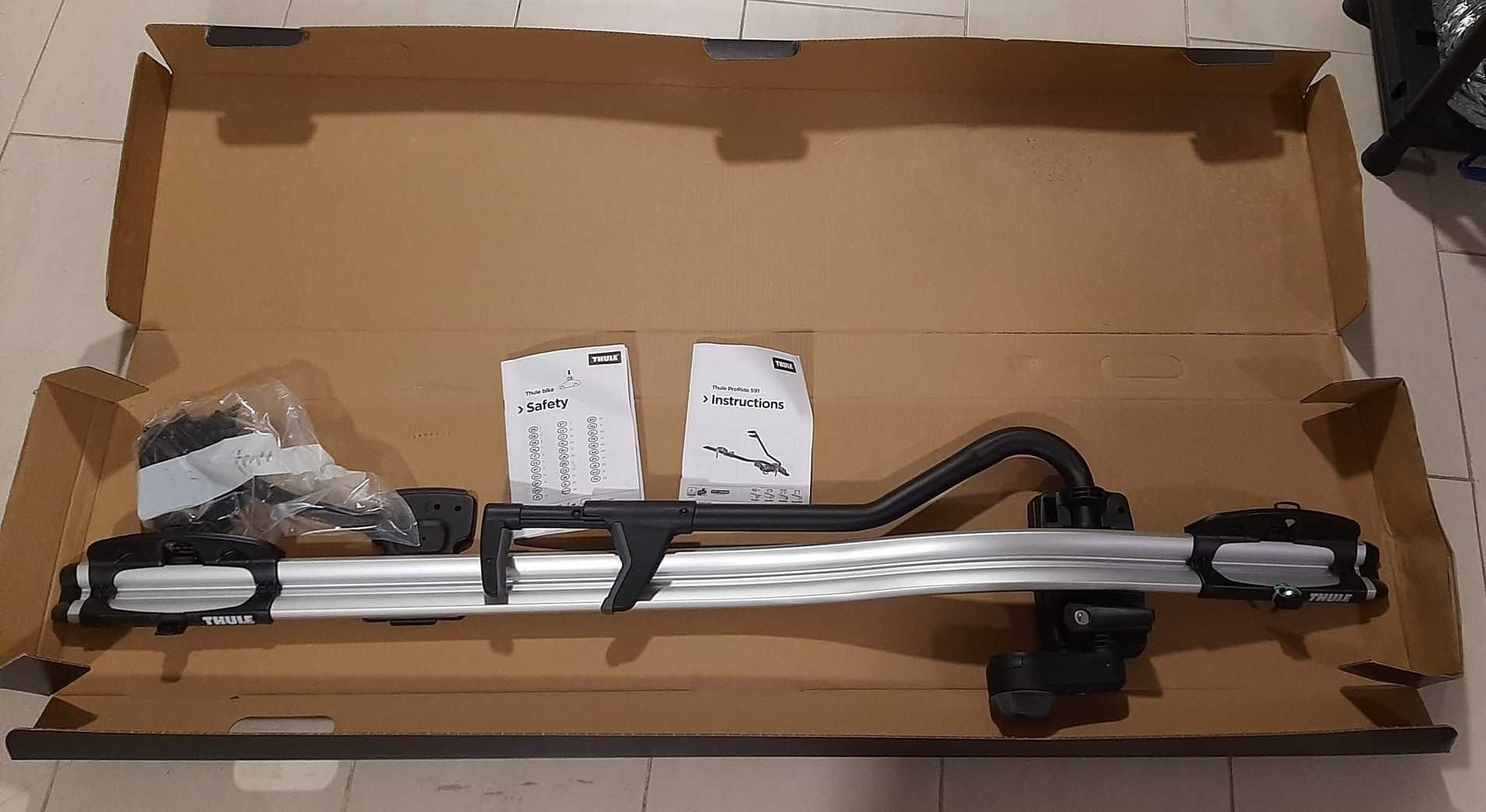 Kit fixação de bicicleta tejadilho - NOVO - Modelo: Thule ProRide 591