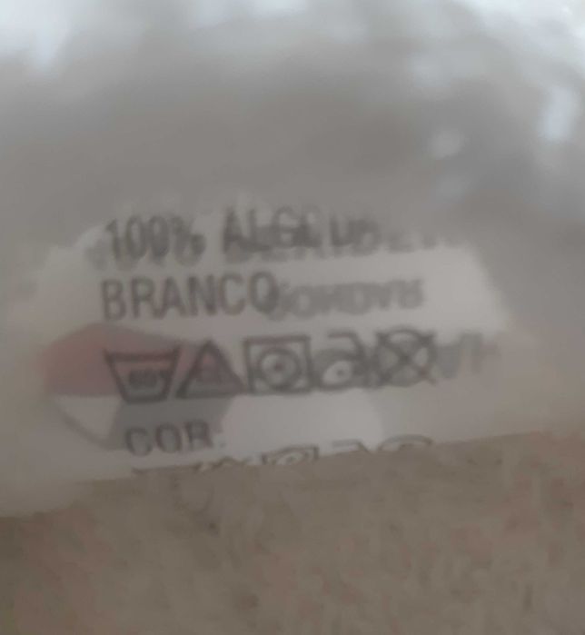 Roupão em Turco Branco Unissexo - Monograma L L Bordado