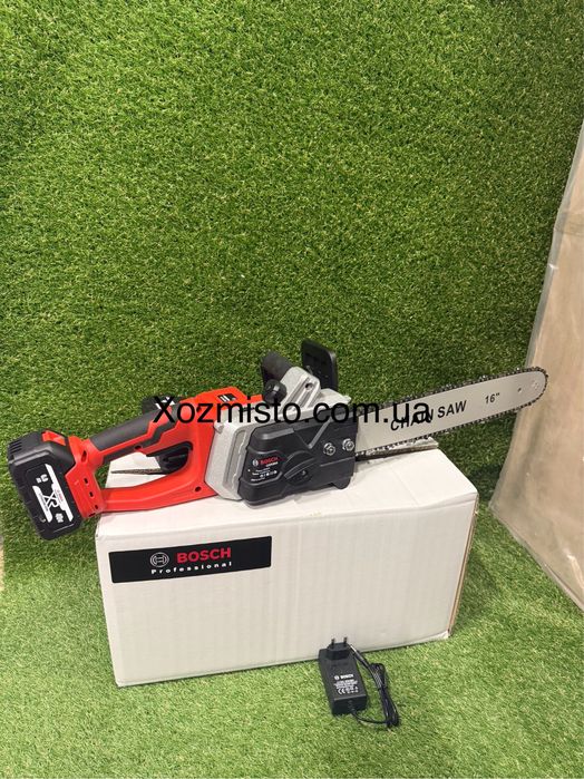 Акумуляторна безщіткова ланцюгова пила Bosch GSR885 (48V,6Ah) з 2 АКБ