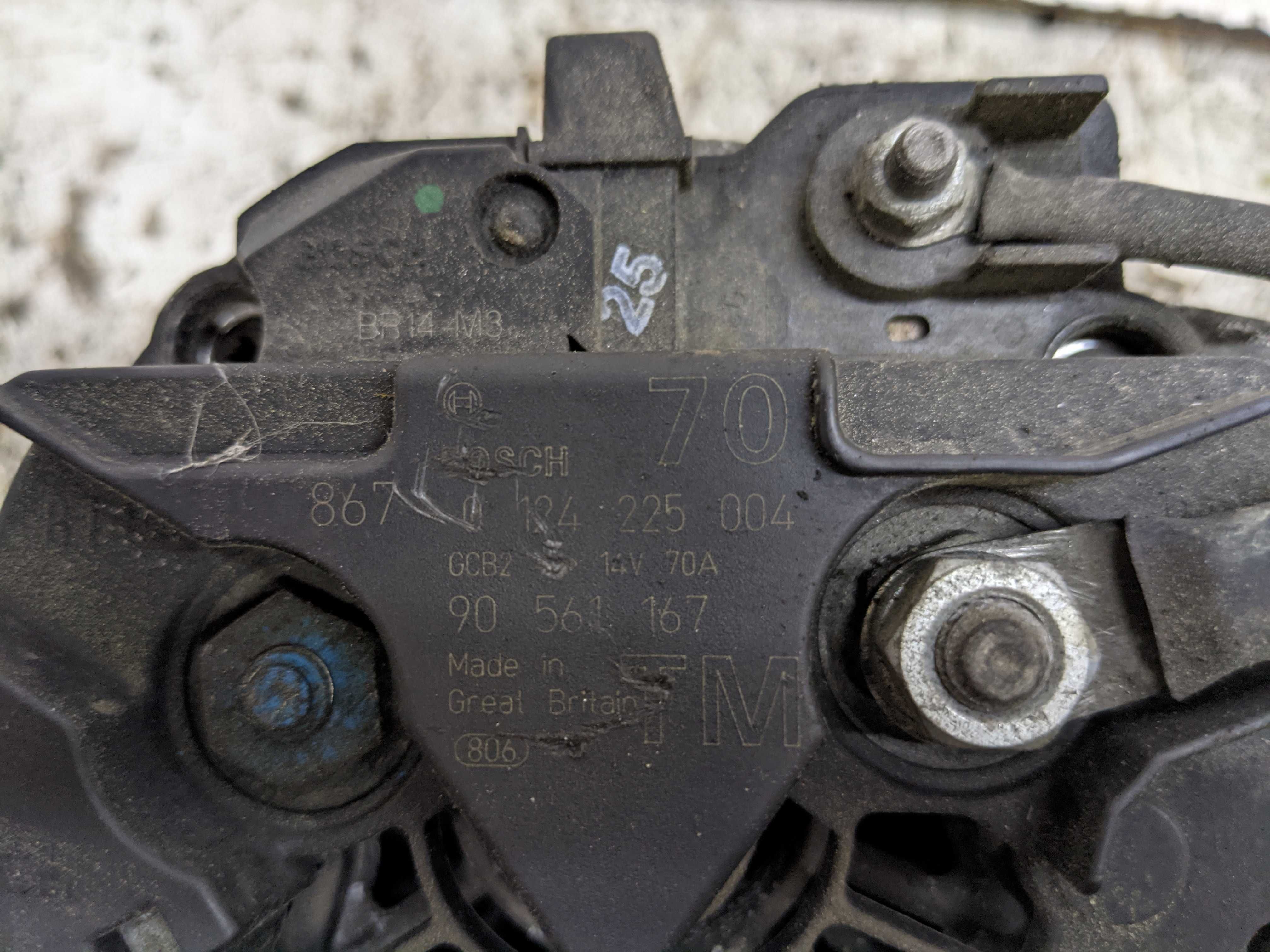 Opel Astra G Zafira A 2.0 DTI Alternator