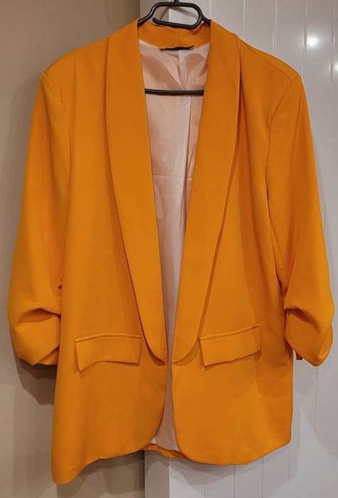 Żakiet damski żółty