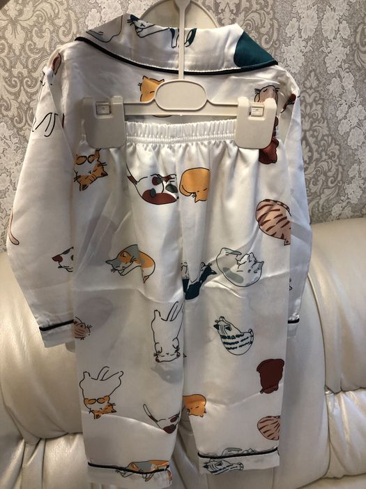 Дитяча піжама атласна