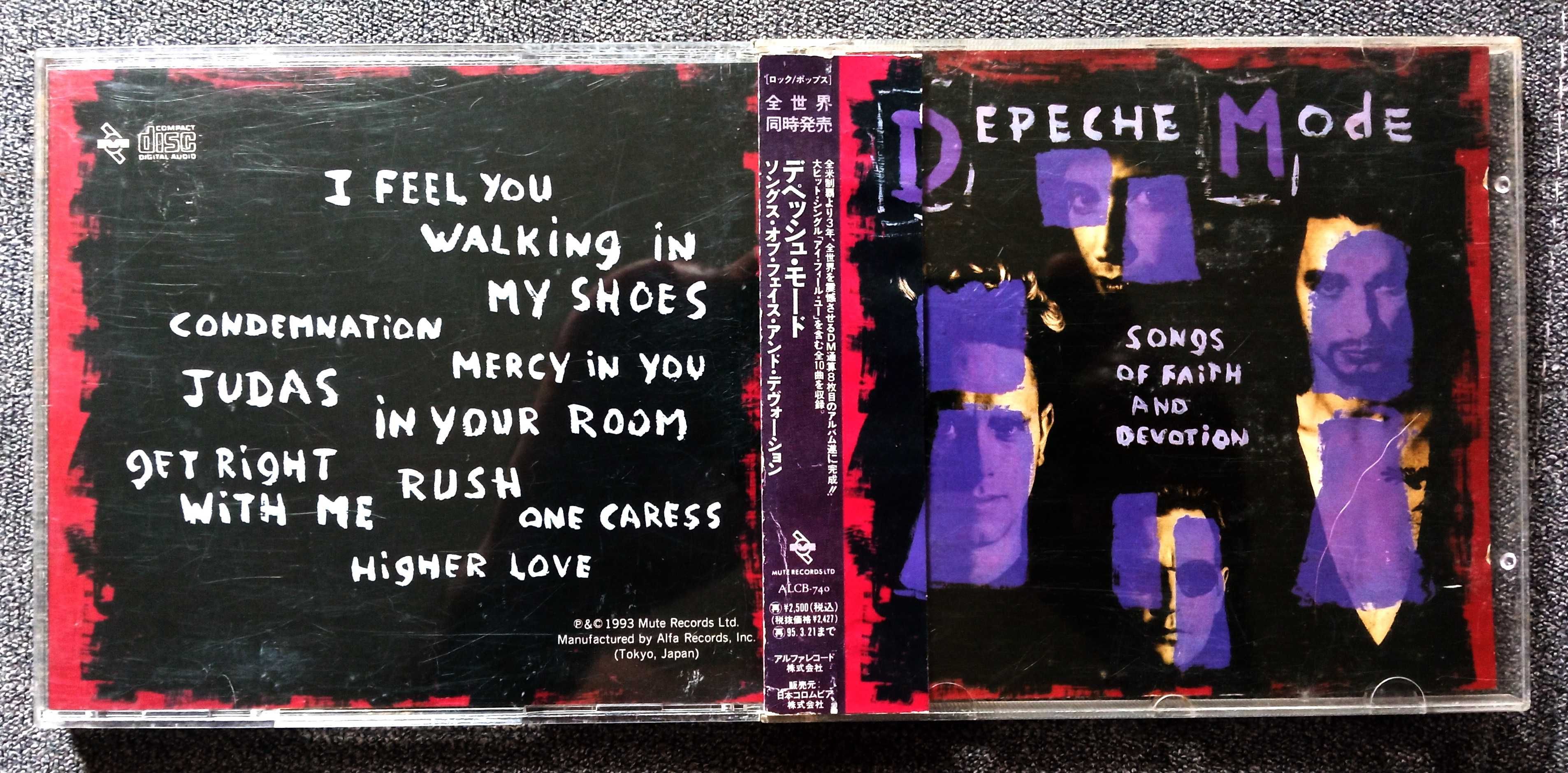 Depeche Mode Songs Of Faith And Devotion 1press 1993 Japan Obi