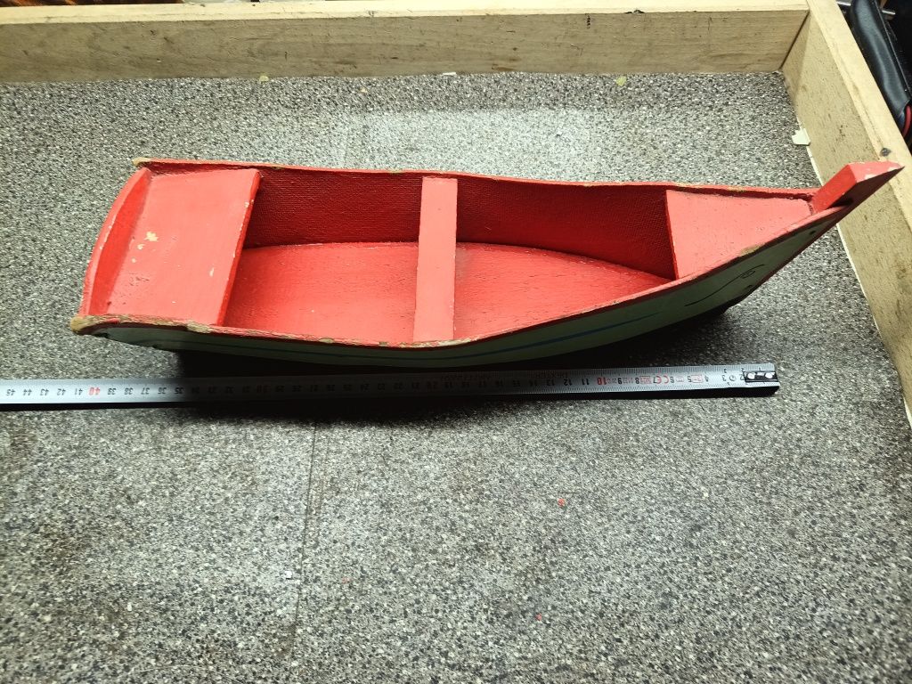 Barco madeira 40cm alusivo a nazaré