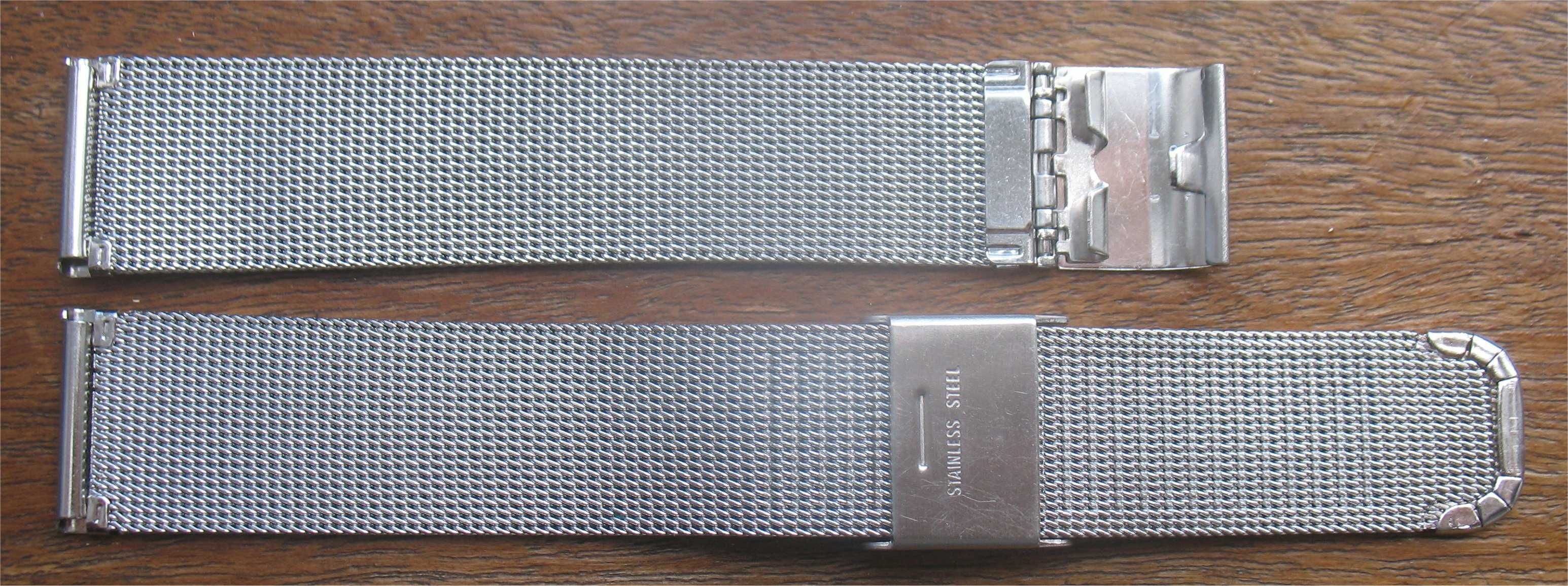 Bracelete "Mesh" Antiga para relógios Vintage - 18mm