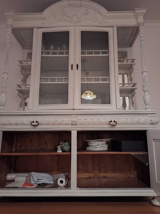 Louceiro de carvalho francês lacado