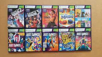 Gry Xbox 360 Just Dance 16, 17, 18 ,4 ,Disney Party, Dance Central 2,3