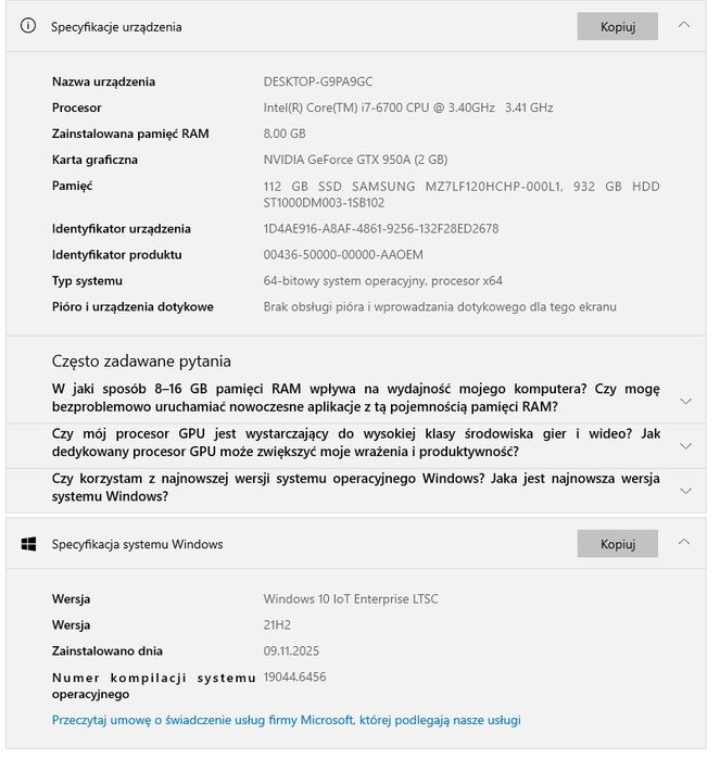 Lenovo AIO 700‑27ISH i7‑6700 27" FHD GTX 950A 8GB RAM SSD+HDD JBL