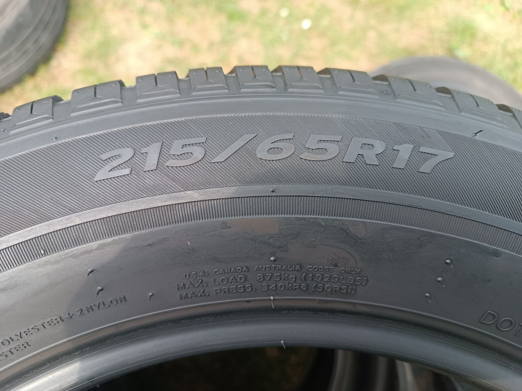 Sprzedam prawie nowe opony Hankook 215/65 r17