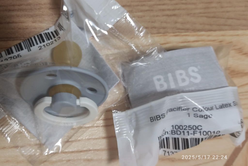 Bibs smoczek uspokajający kauczukowy 1szt