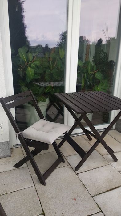 Stolik i krzesło na balkon, taras