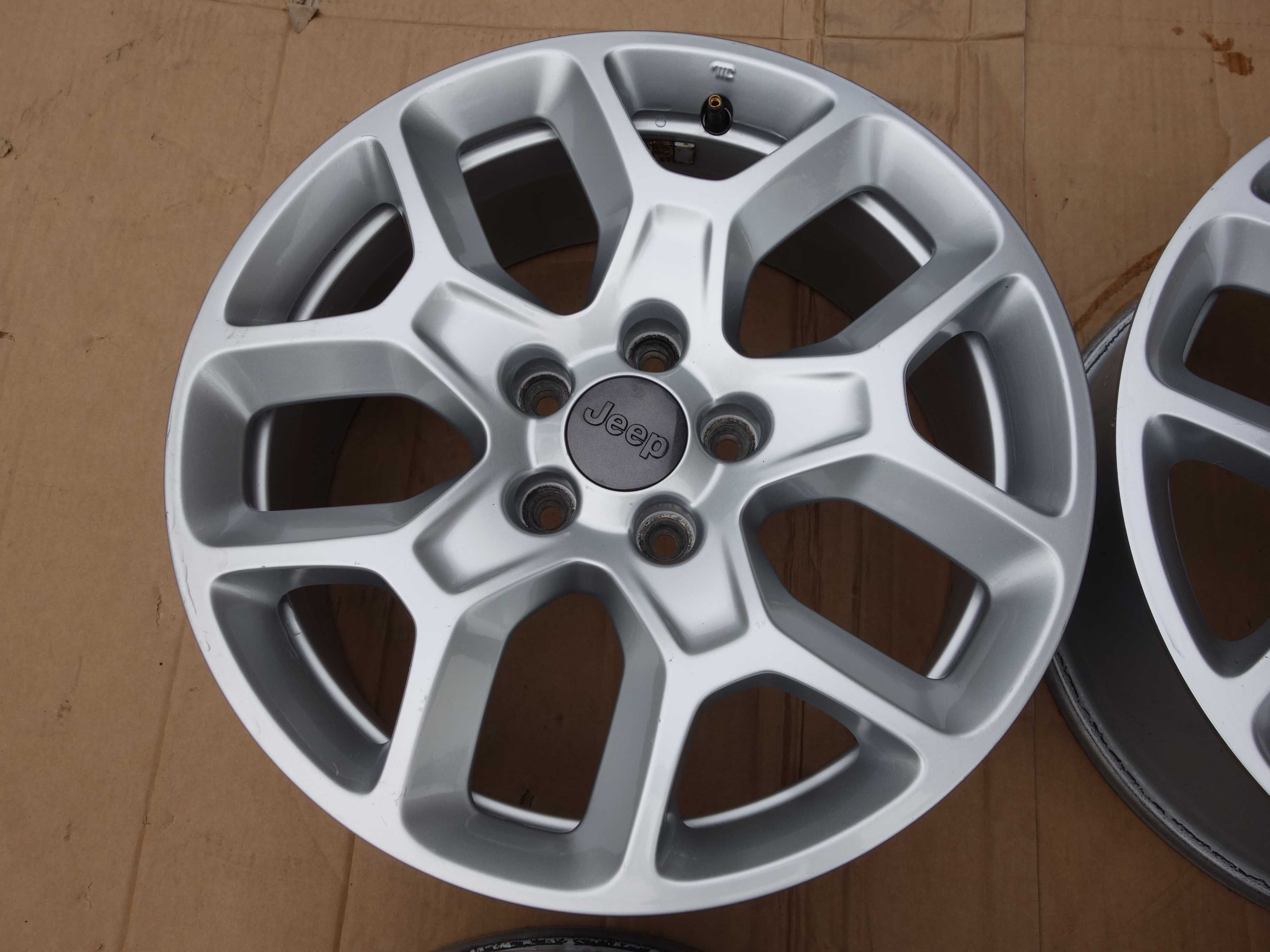 Felgi JEEP RENEGADE 17'' 5X110 Oryginalne + Czujniki ciśnienia