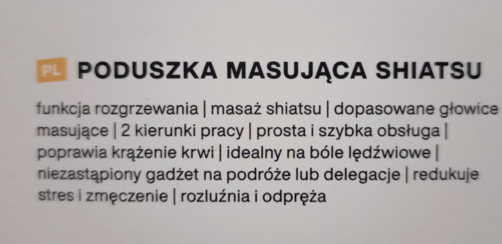 Poduszka Masująca Schiatsu Medivon za Połowę ceny