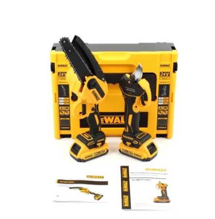 Потужний Акумуляторний набір 2 в 1 DeWalt 24 +Секатор. пилка з мас боч