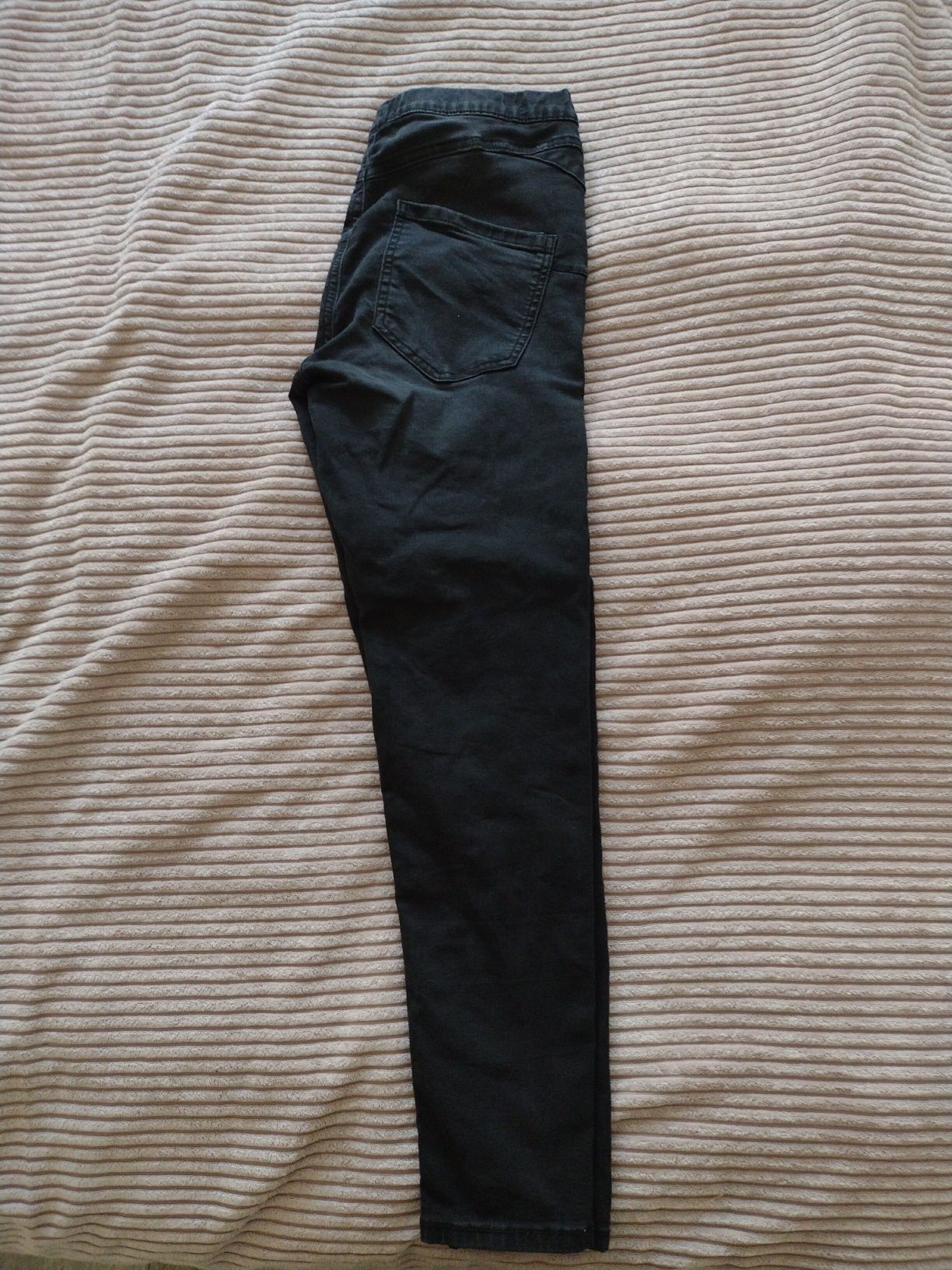 Spodnie jeansowe jegginsy czarne 40