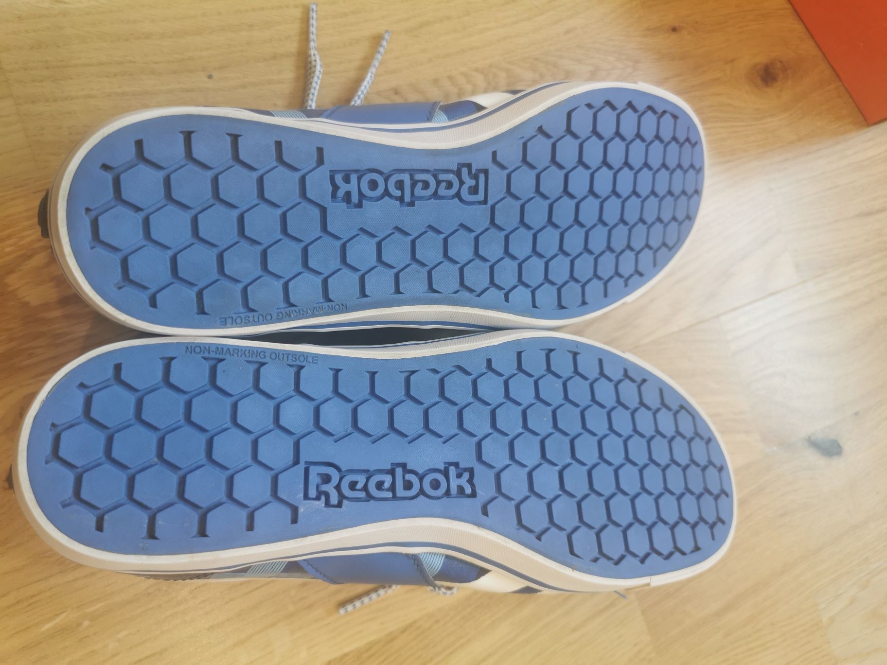 Reebok, buty sportowe, r.37,niebieskie, skórzane