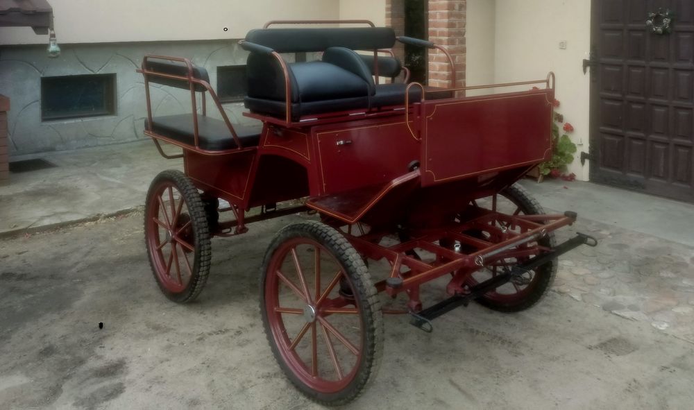 Bryczka konna wagonetka maratonka powóz jak nowa