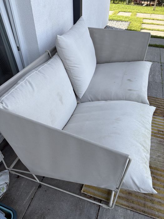 HAVSTEN Sofa 2-osobowa, na zewnątrz, beżowy/beżowy