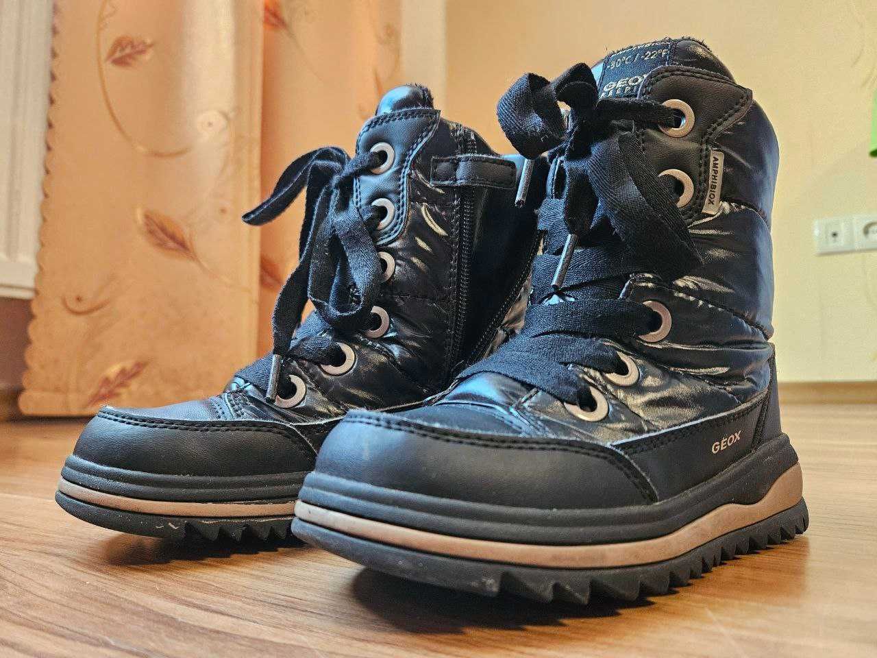 В идеальном состоянии! Детские зимние ботинки GEOX Amphibiox 29р