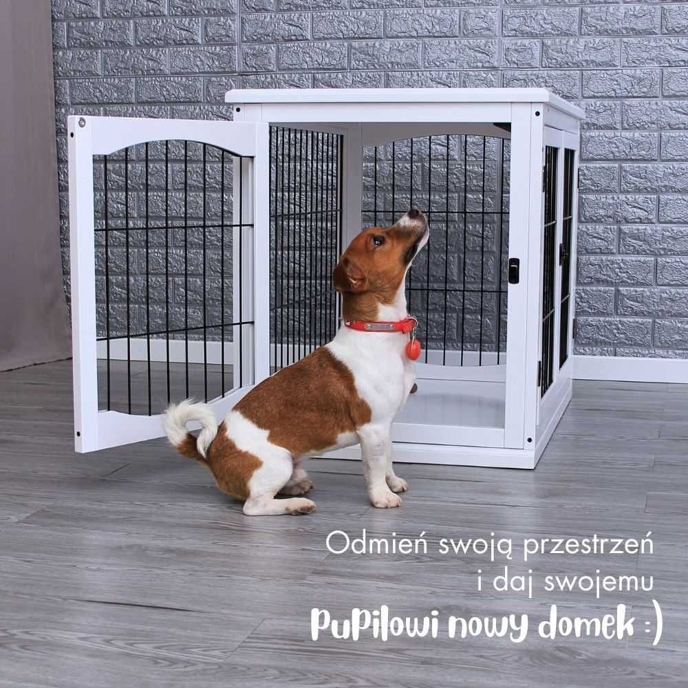 Klatka Kennelowa dla Psa L Oh!Dog Drewniana Eco Domek Kojec Szafka