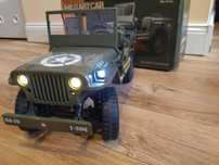 Duży model WILLYS JEEP 1/10 RC 4WD RTR - super - polecam!