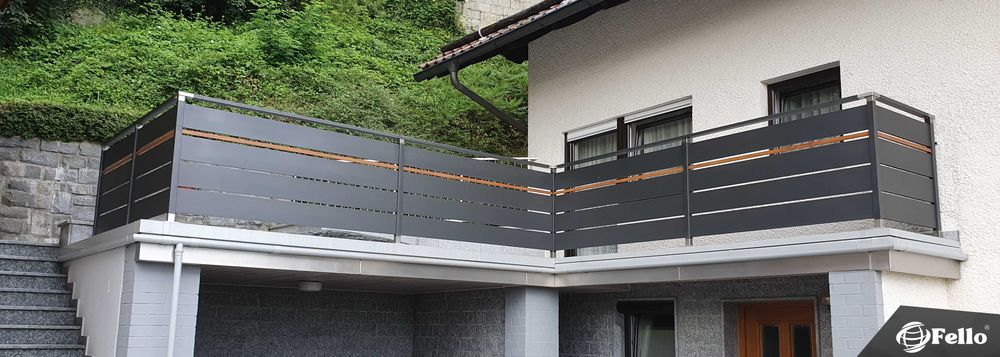 Balustrada SOLID Barierka Nowoczesna taras balkon montaż wysyłka