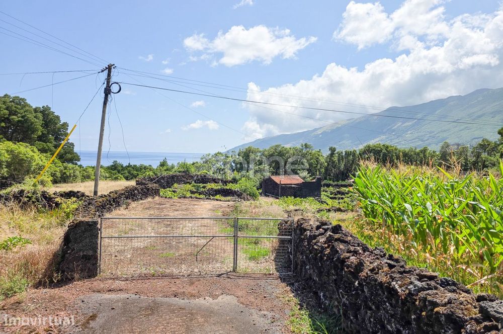 Terreno rústico com 1.371 m2 com adega em pedra na Prainha