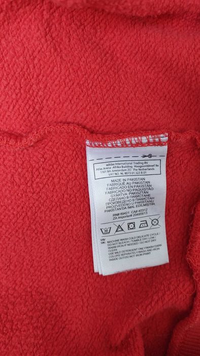 Bawełniana czerwona bluza z kapturem REEBOK CrossFit, R. L