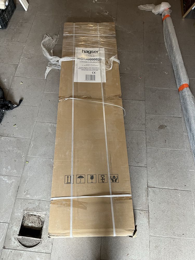 Hagser Carla drzwi prysznicowe 90 cm dwuczęściowe składane