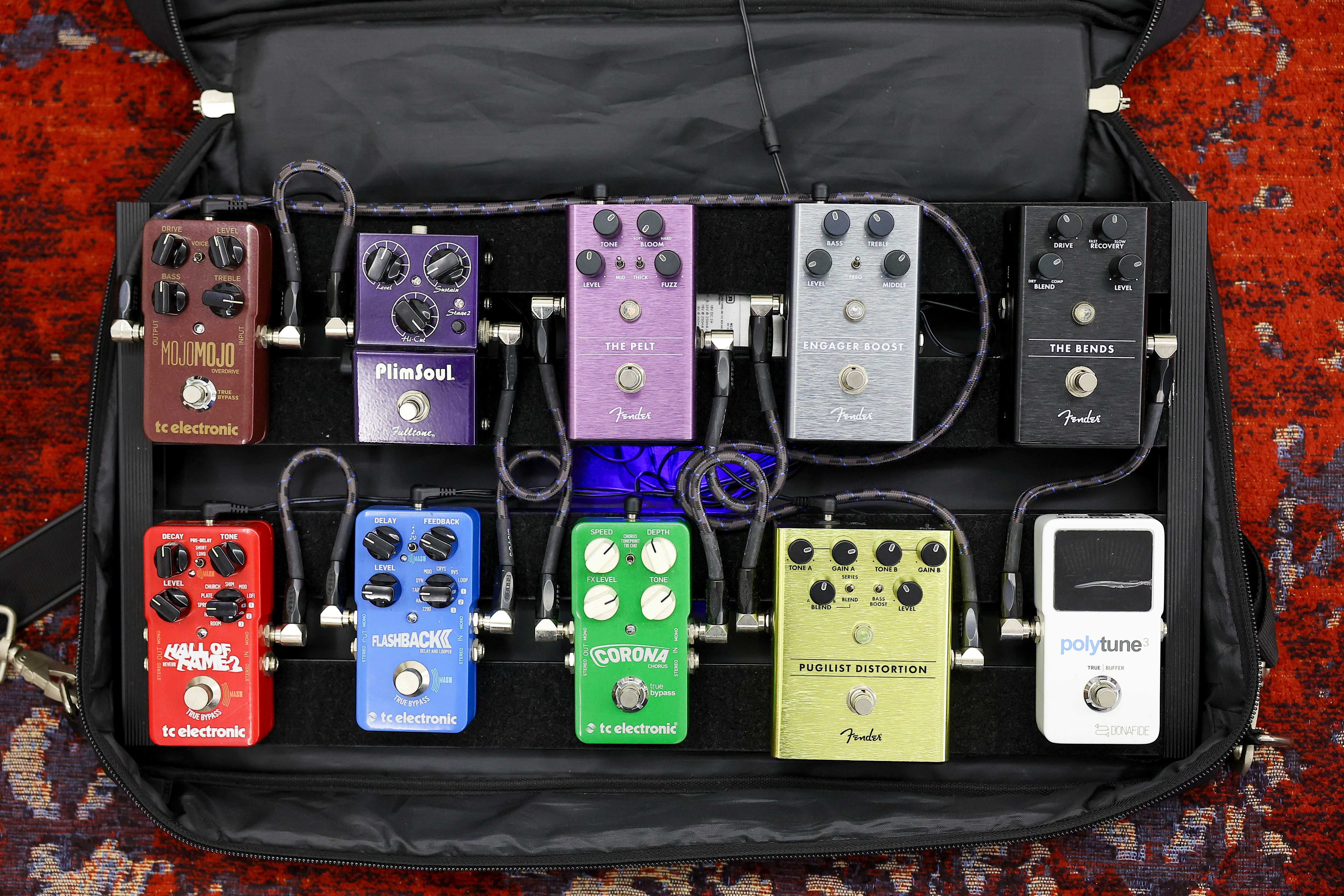 Pedalboard - Pedais para guitarra eléctrica