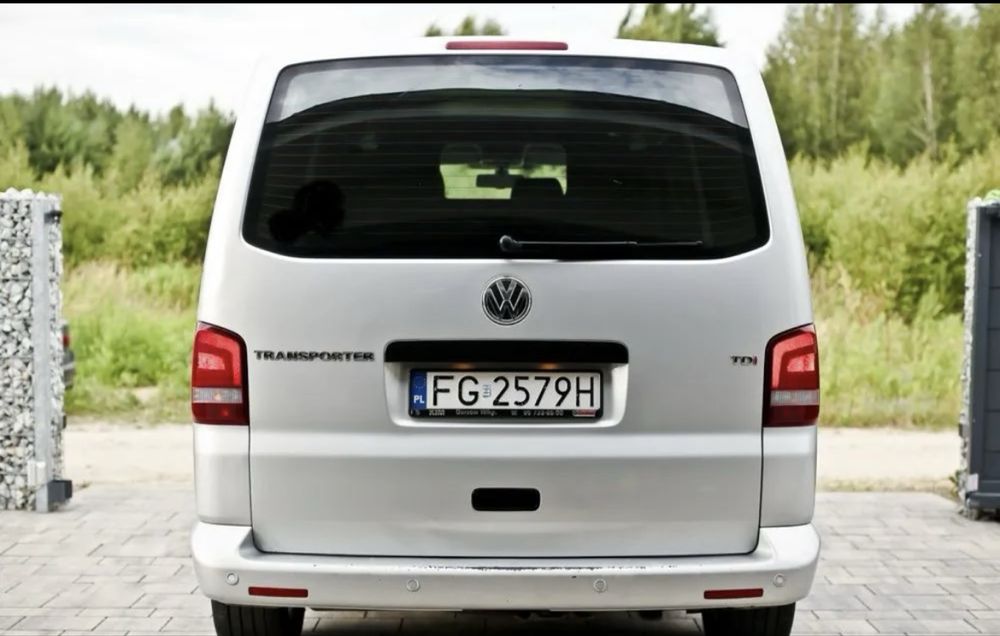 VW T5 Lift long 2.0 TDI 140KM 2x boczne drzwi