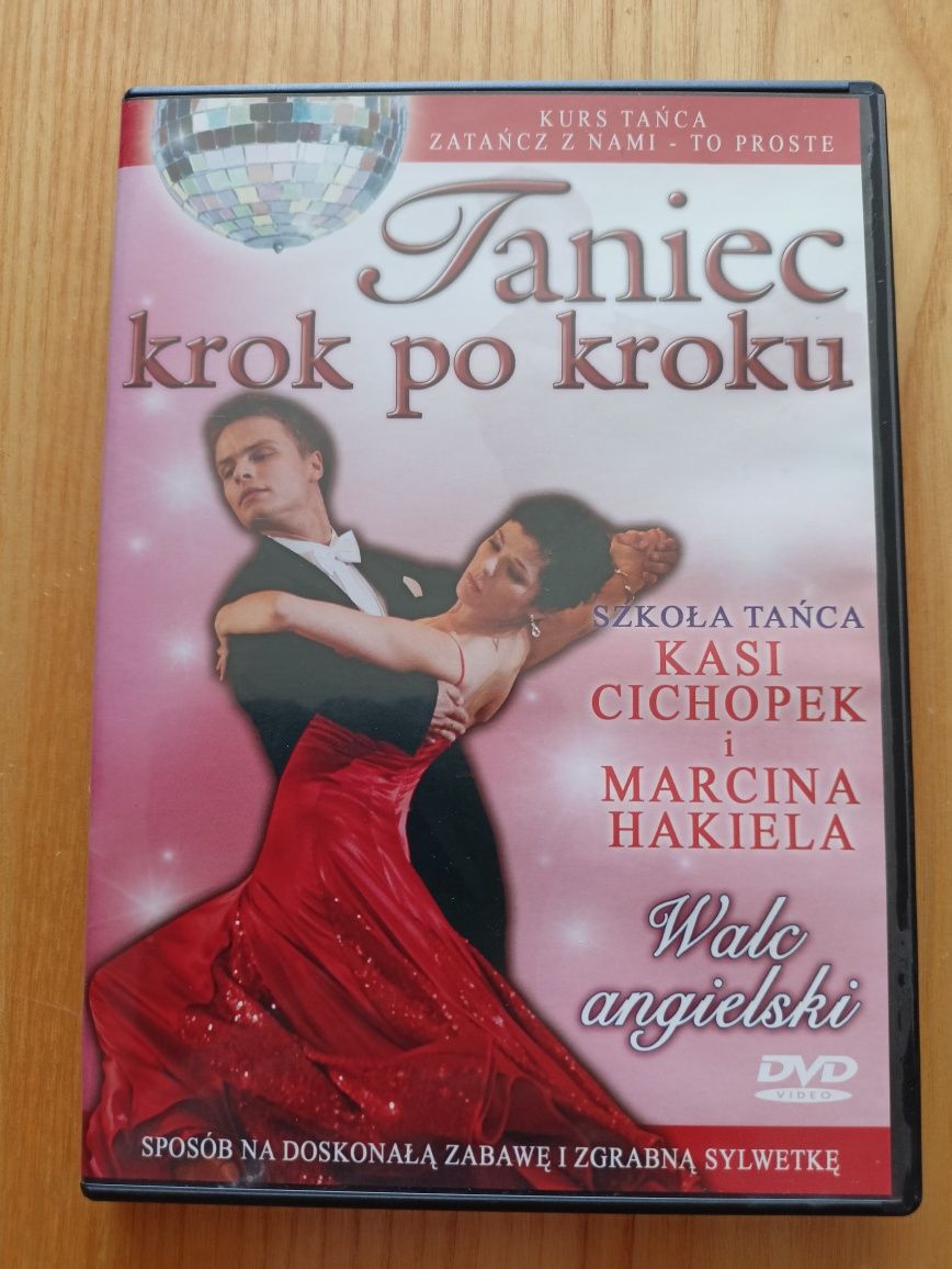 Taniec krok po kroku WALC ANGIELSKI  kurs tańca na płycie DVD + zeszyt