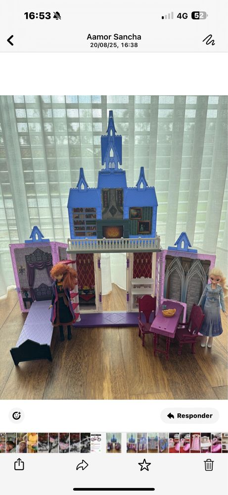 Castelo Mala da Frozen com 2 Bonecas incluidas