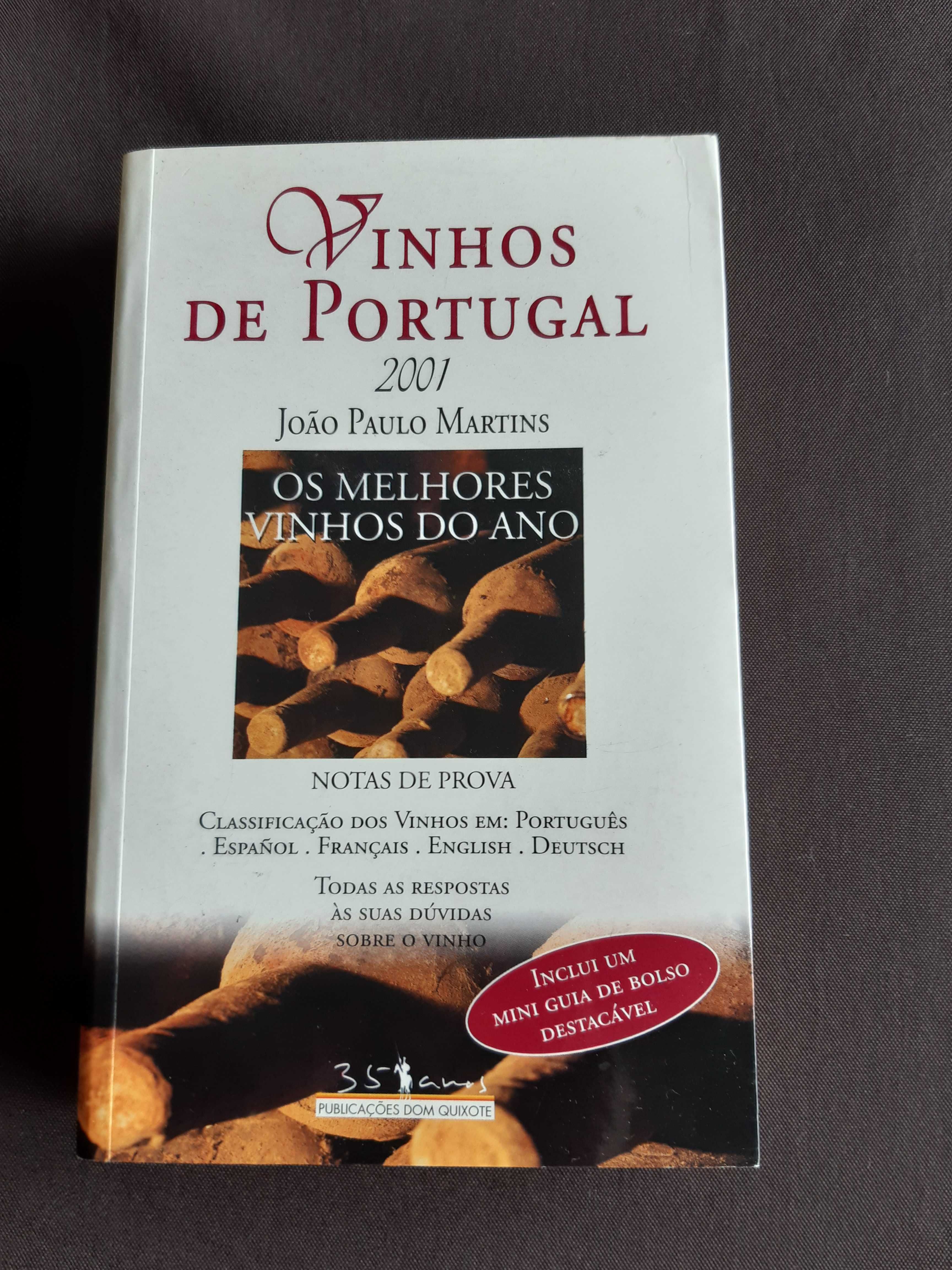 Vinhos de Portugal - 2001 - de João Paulo Martins