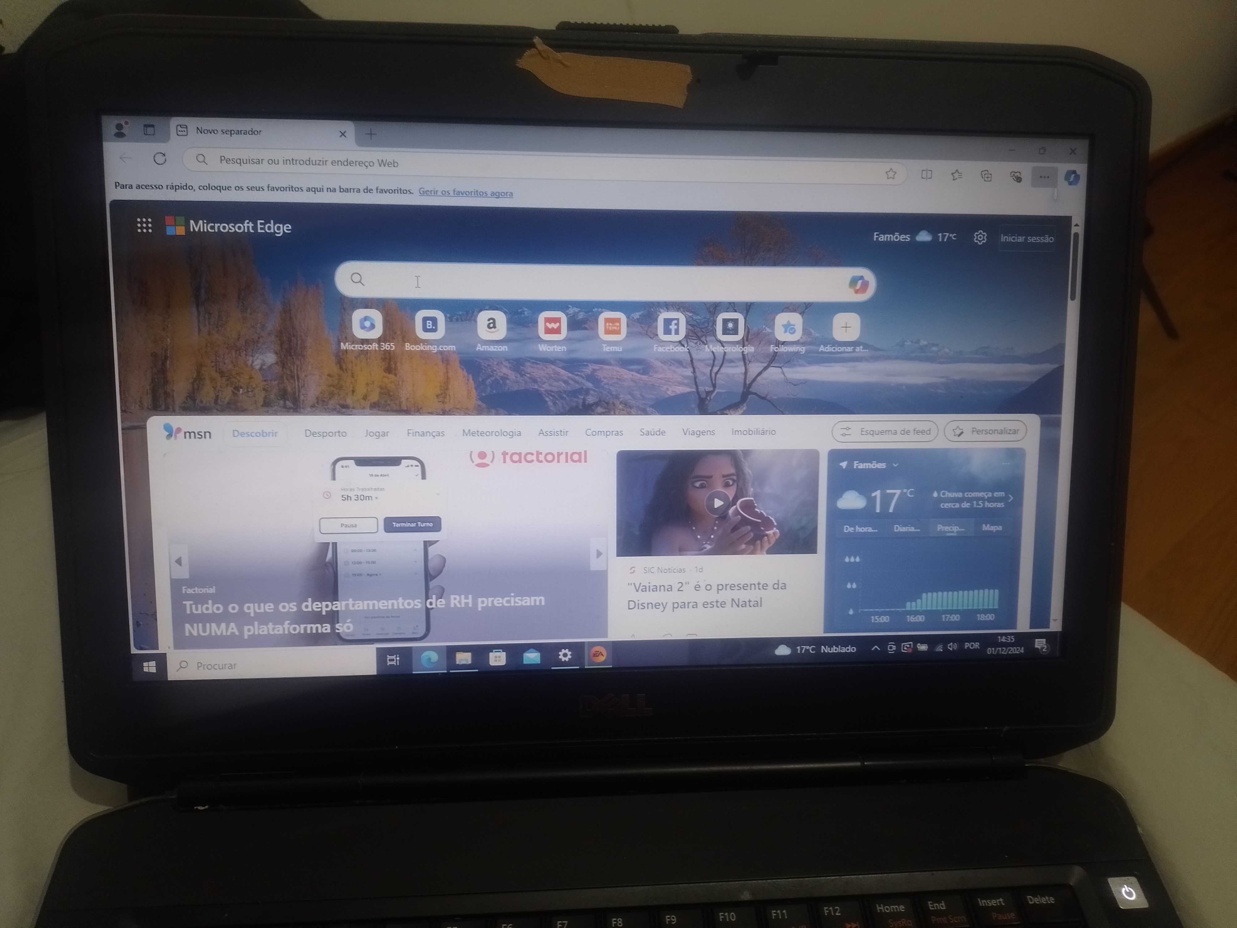 Notebook Dell windows 11 em perfeito estado