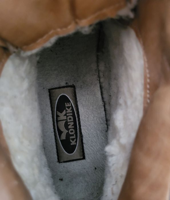 Skórzane ocieplane buty męskie Klondike r.42 skóra naturalna