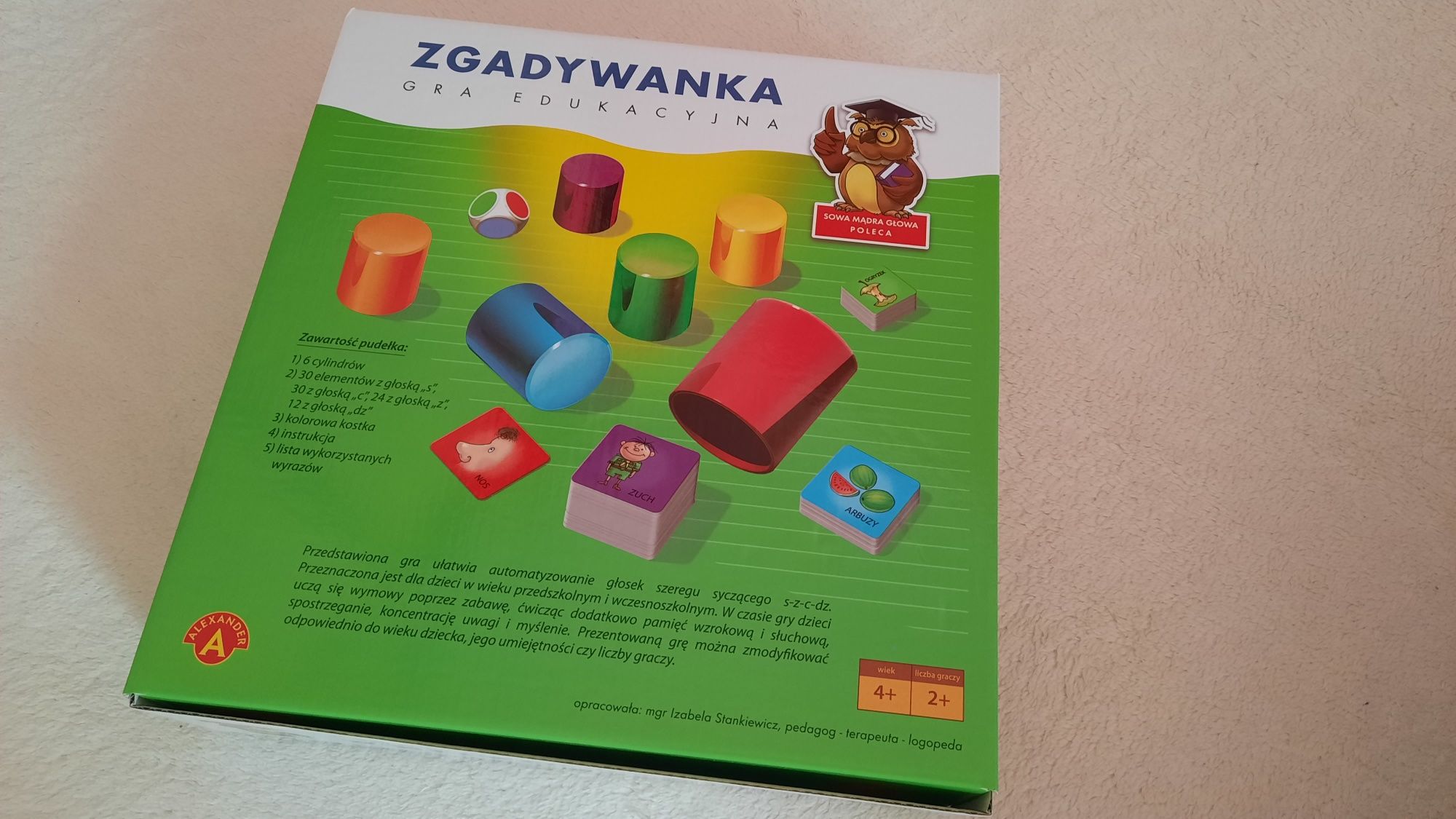 Gra edukacyjna logopedyczna Zgadywanka