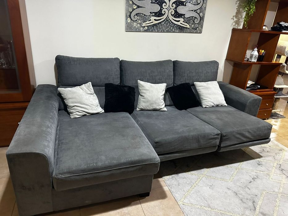 Sofa  chaiselong  em bom estado geral