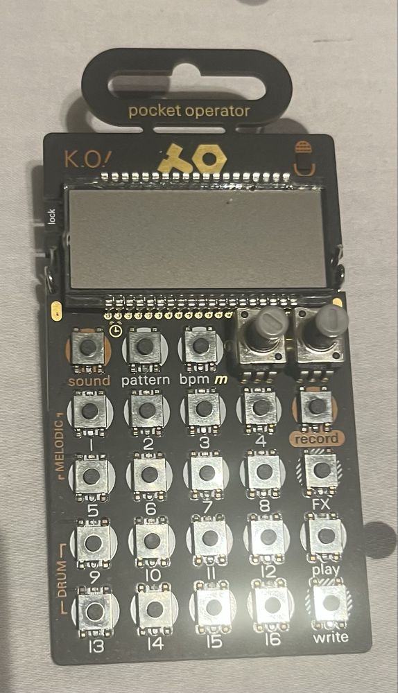 Teenage Engineering PO-33 + PO-12
