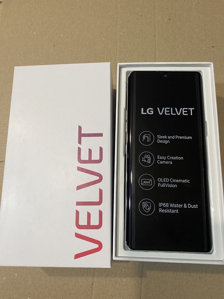 Новый смартфон LG G9 Velvet ThinQ 5G