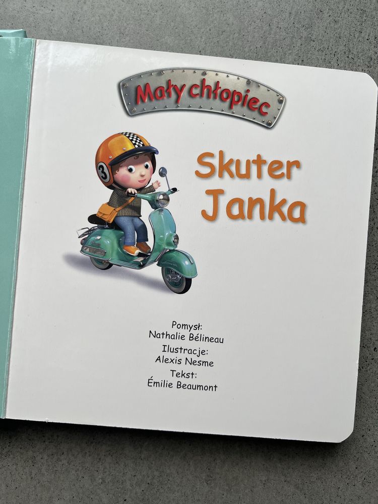 Skuter Janka.Mały chłopiec.Belineau Natalie. W twardej oprawie.Nowa!