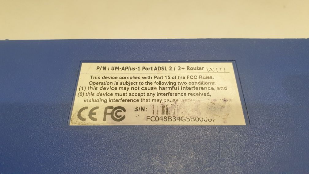 DYNAMIX ADSL2/2+ router