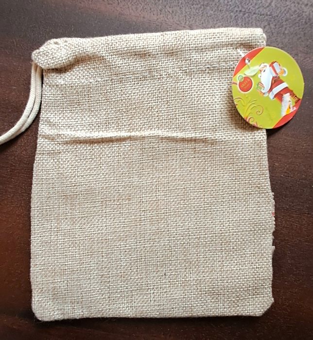 Saquinho de Natal novo com etiqueta