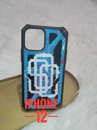 Pokrowiec Kolorowy Niebieski Etui Case iPhone 12