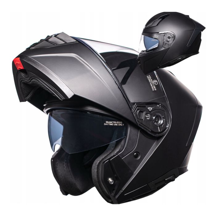 Kask motocyklowy Horn 932 szczękowy meski ECE 06, pod interkom, XS-XL