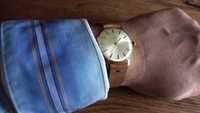 Sprzedam garniturowy pozłacany, męski zegarek Glycine Swiss 17 jewels